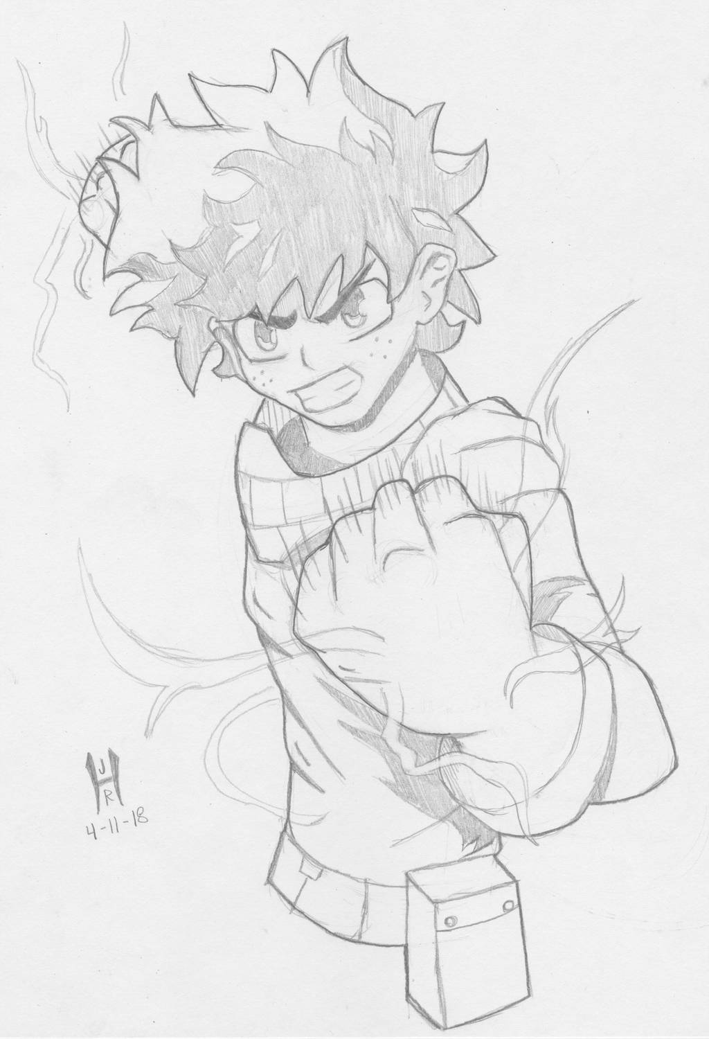 Midoriya Pencils by TheGreenCount