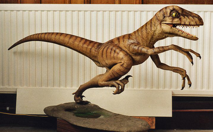 Papier Mache DEINONYCHUS 1993 1995 by Lonesome--Crow