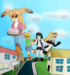 The Guests Deliver the Birthday Cake by DeferredGalaxy3
