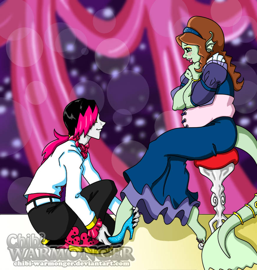 Glass Slipper for the Scary Princess by ReignbowFright