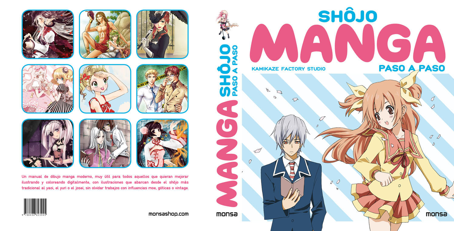 SHOJO MANGA PASO A PASO Cover by Atzur
