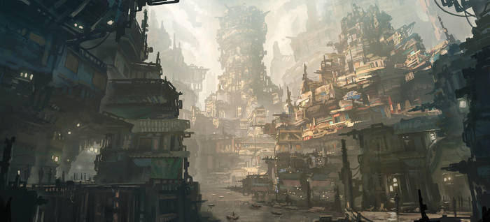 The great trading city by Tryingtofly