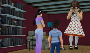 Tall Younger Sister
