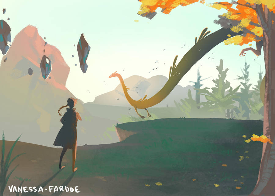 Concept Art: Dragon Sighting by VanessaFardoe