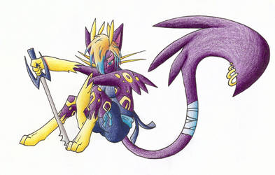 Swordsman Liepard by CelestialTentails