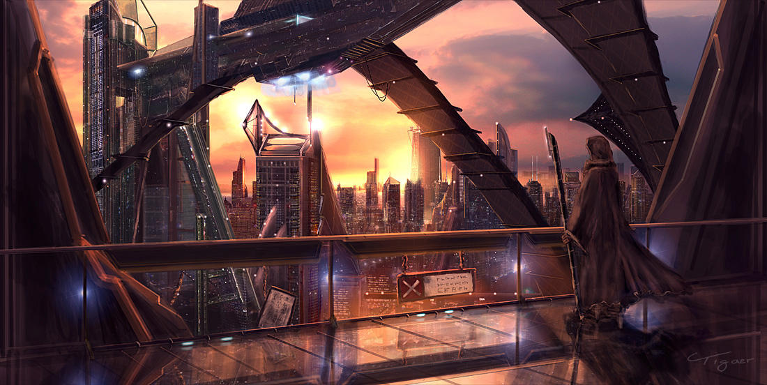 THE CITY OF LIGHTS by tigaer