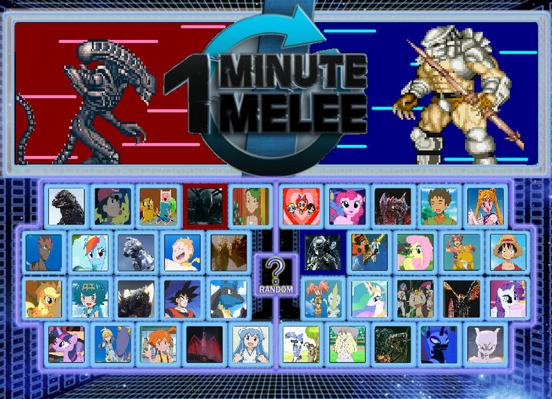 1 Minute Melee Character Select Template By Me by nickthetrex on DeviantArt
