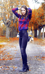 High-waisted jeans II by charlotee