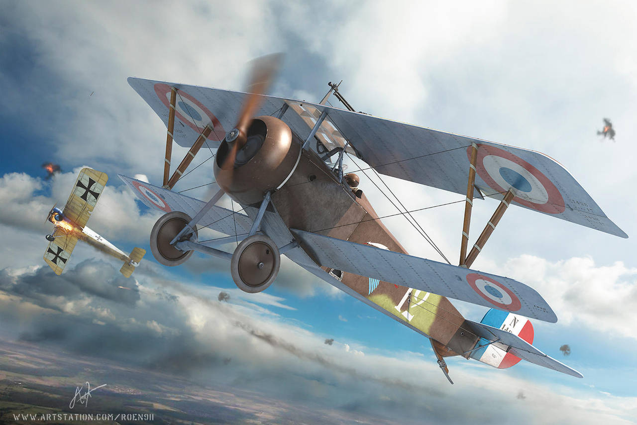 CopperState models Nieuport XVII Box Art by rOEN911
