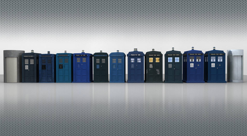 The TARDIS Exteriors by VortexVisuals on DeviantArt