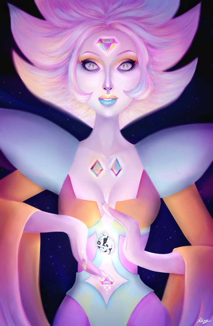 This is a sort of redraw of this - orig00.deviantart.net/c613/f/2… except i changed it completely now that we have all the cannon designs for the diamonds and i changed her from a black diam...