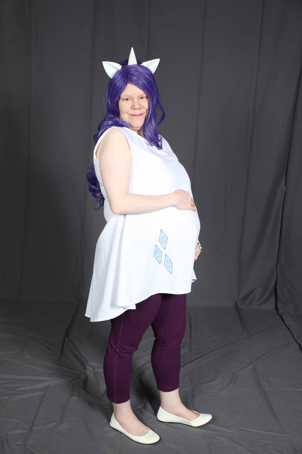 Rarity's expecting a little filly! by Lady-Tigress