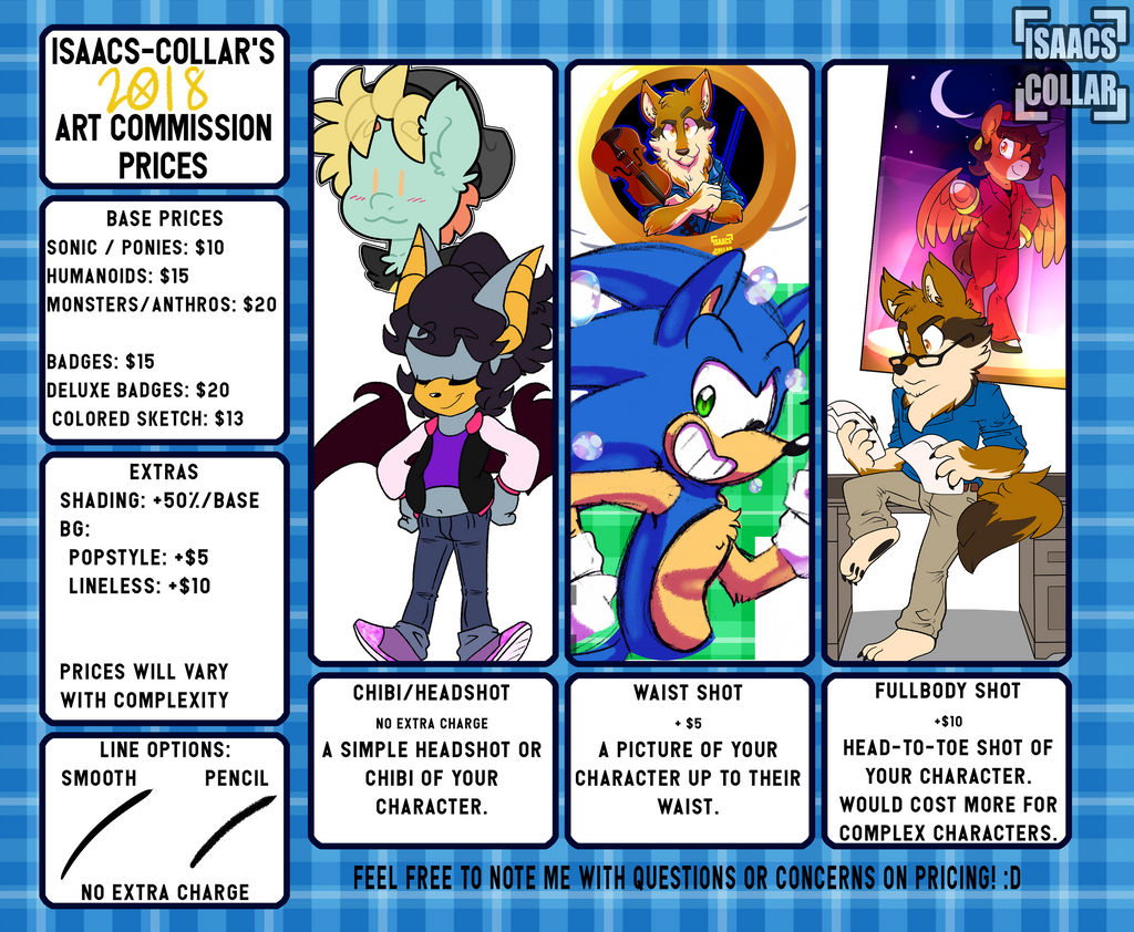 2018 SLOTTED Commissions by Isaacs-Collar
