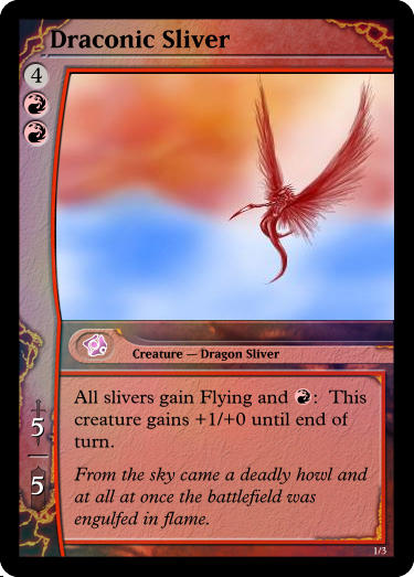 Draconic Sliver by chrosis