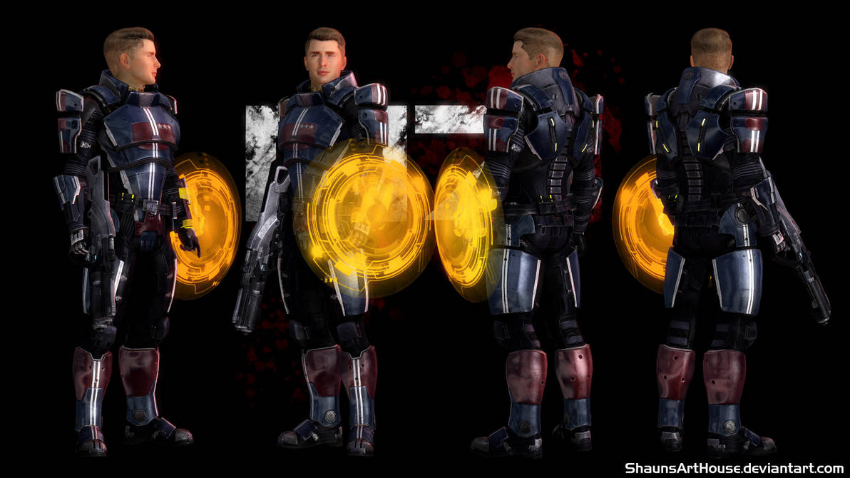 Mass Effect Occitania 3 - Captain Flynn by ShaunsArtHouse