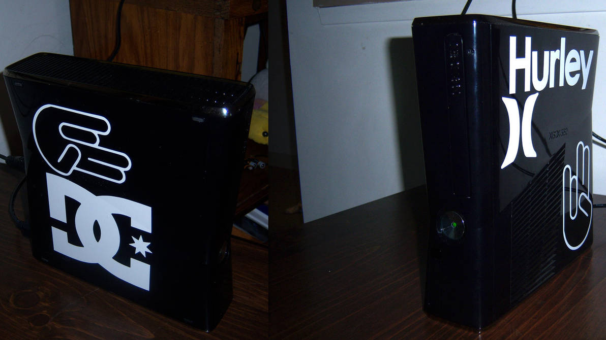 My custom xbox 360 slim 250gb by ducky108 on DeviantArt