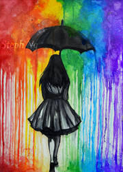 I'll dissolve when the rain pours in by heyydaydreamer