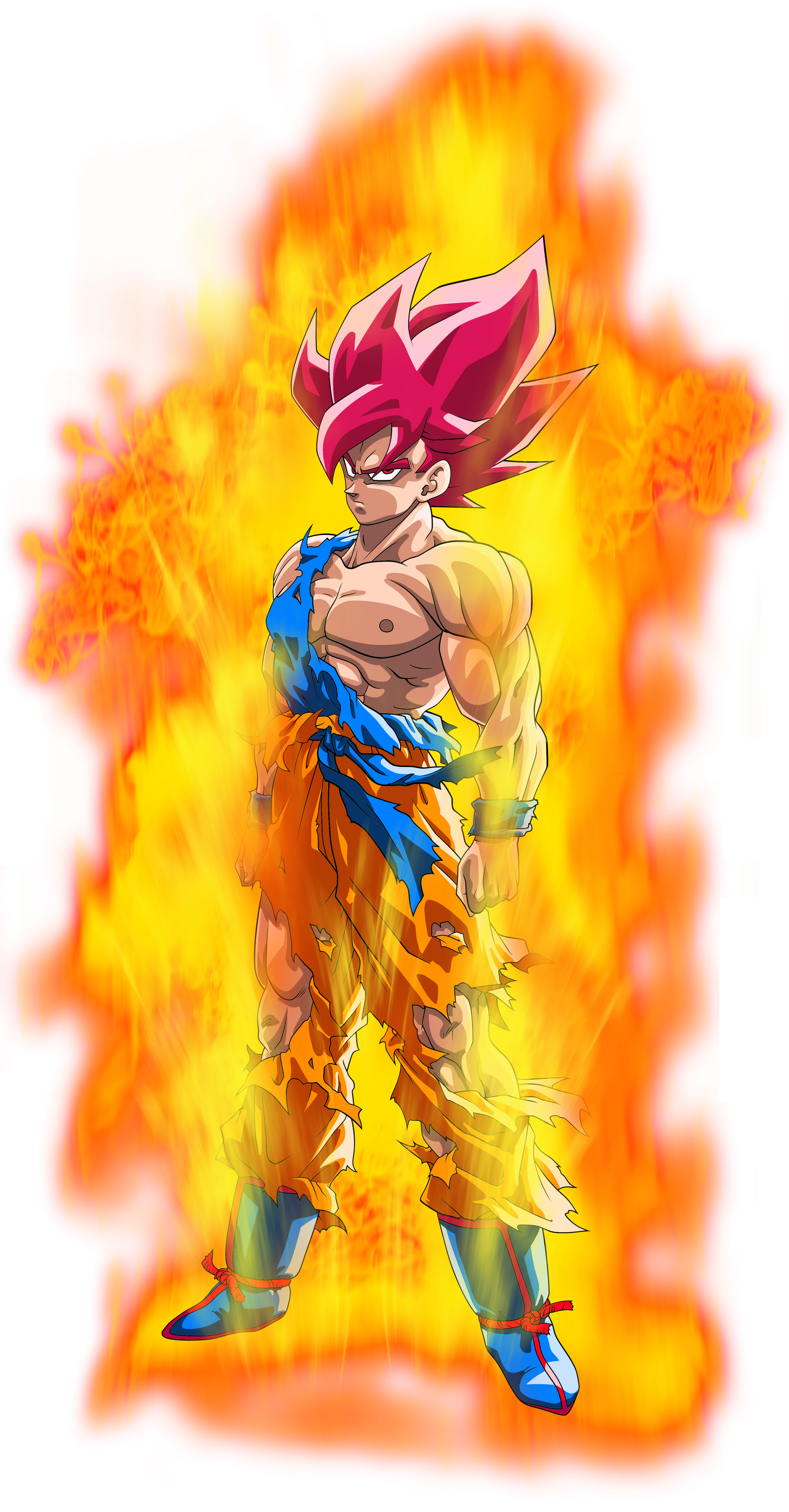 Goku SSJ (Namek) - Super Saiyan God Aura Palette by BenJ ...