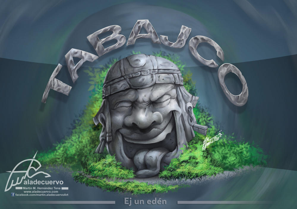 Cabeza Olmeca de Tabajco! by aladecuervo
