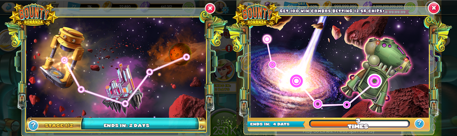 myVegas Mobile Game Space Cowboy Adventure Map by taho