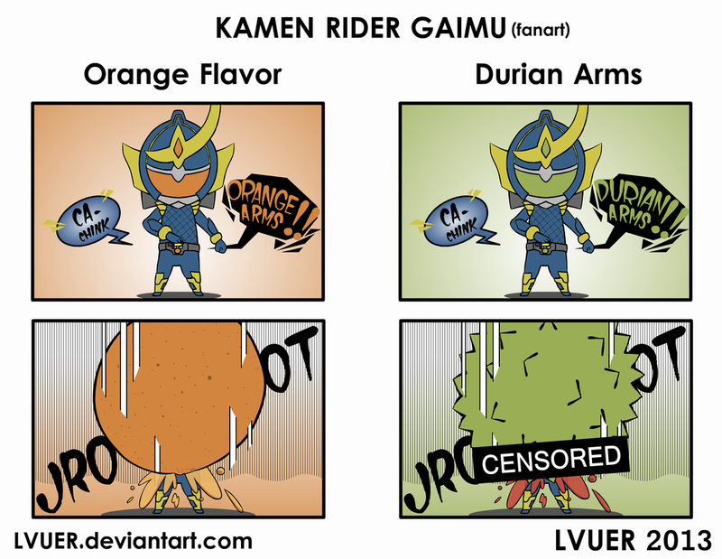 Kamen Rider Gaimu - Dangerous Arms by LVUER