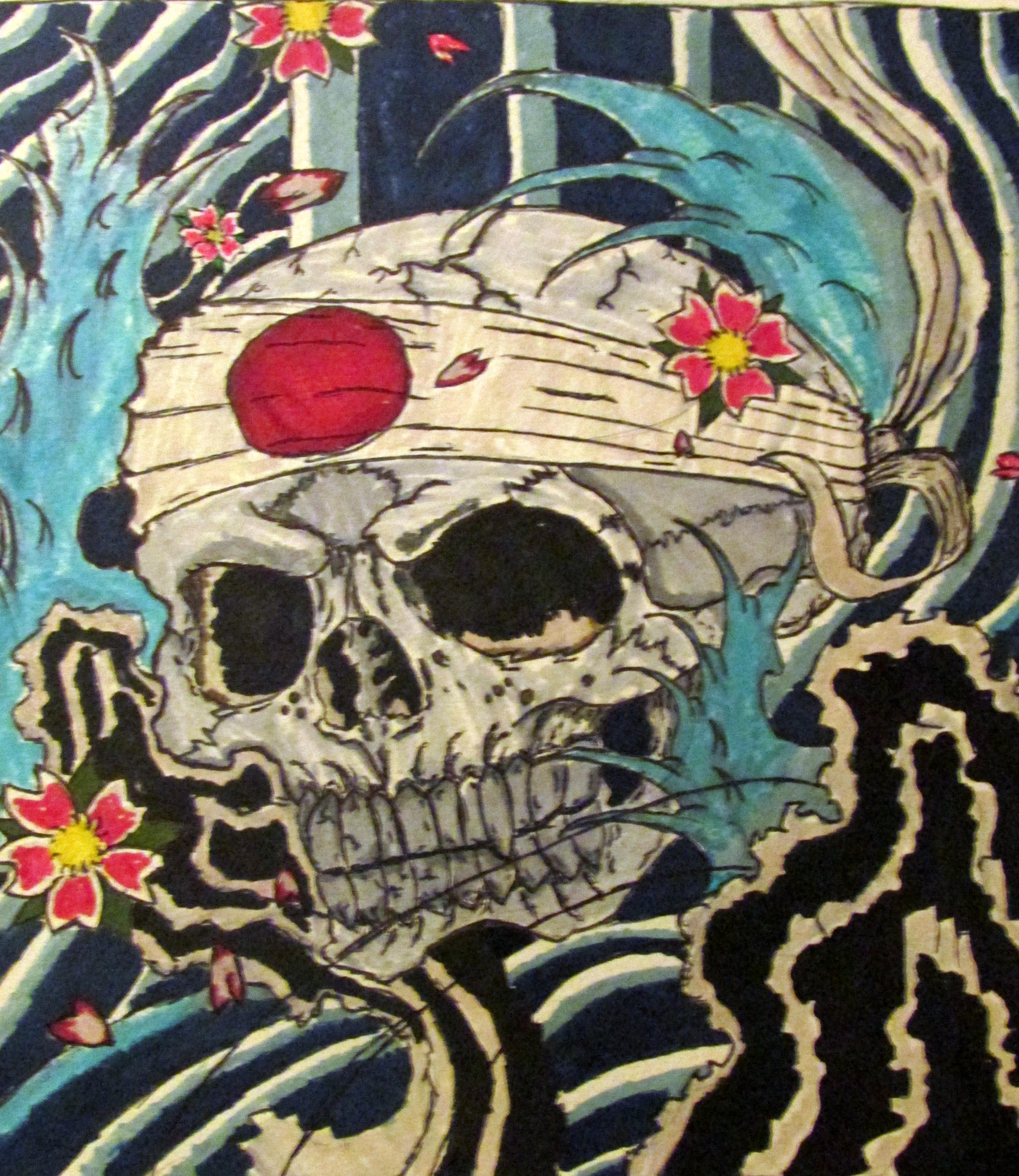 Картина апогей войны с черепами