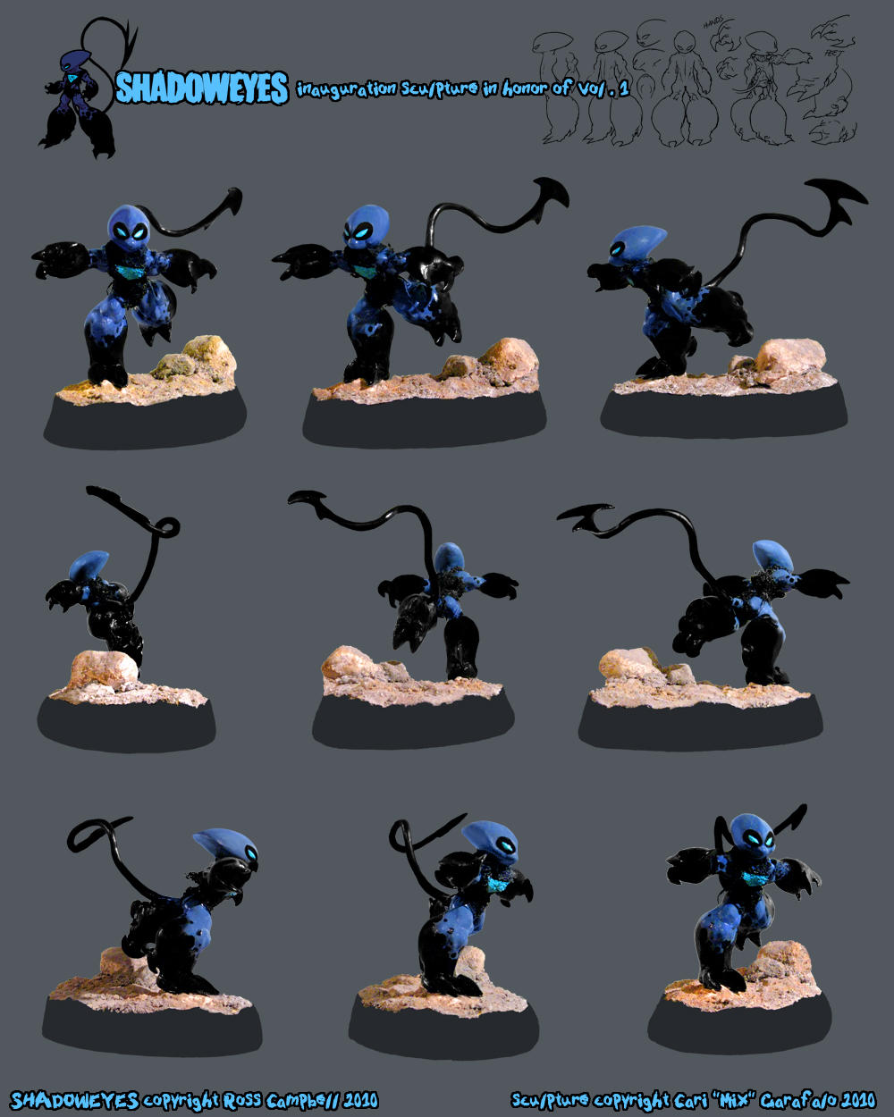 .:SHADOWEYES sculpture:. by madmen