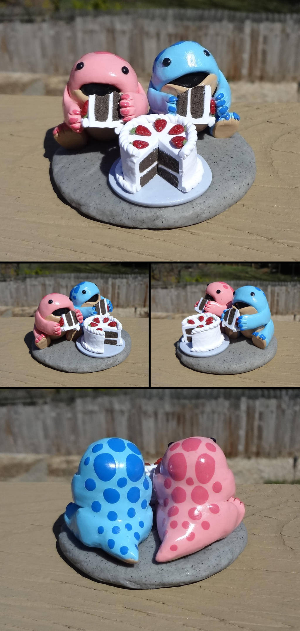 Quaggan pair with cake by Koreena