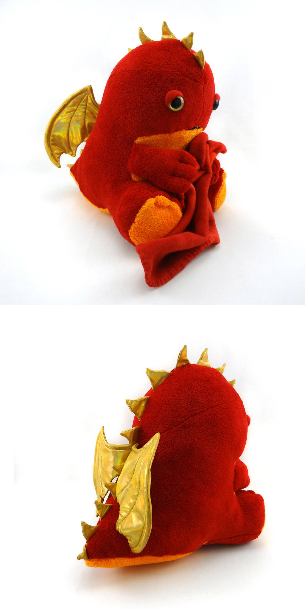 Sleepy red dragon by Koreena