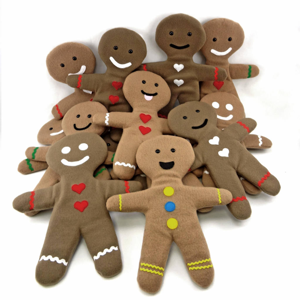 Gingerbread and Molasses Cookie plushies by Koreena