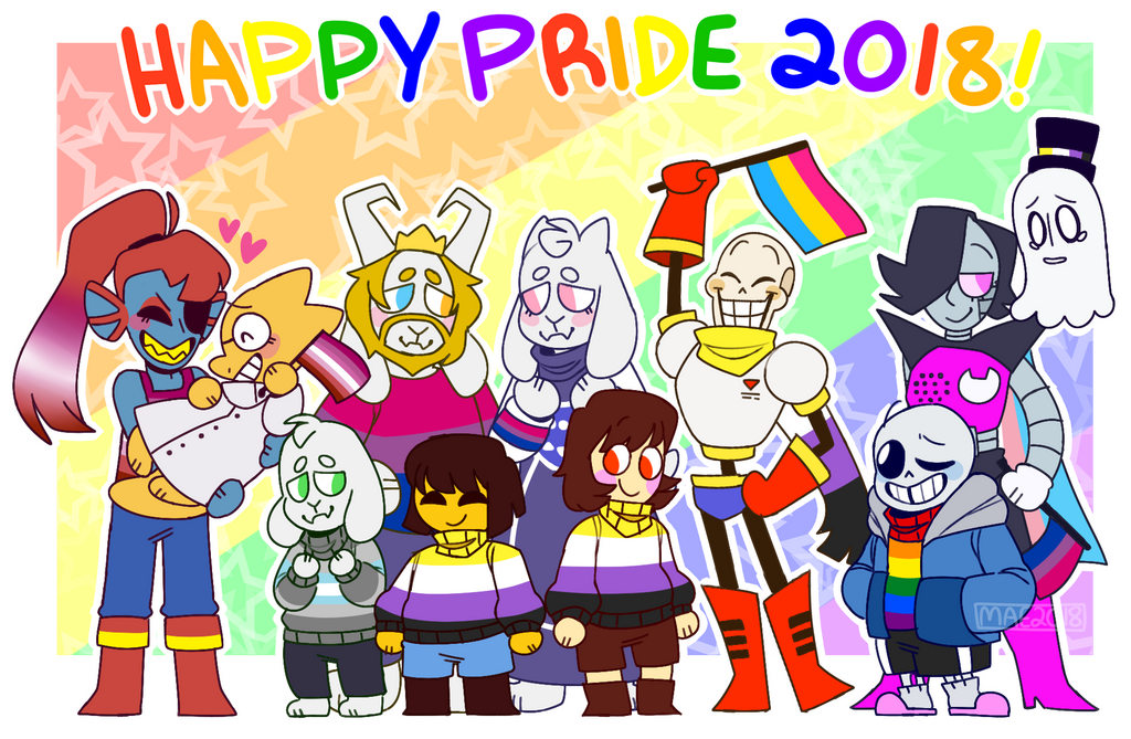 Gay Month Undertale Edition By Skeleshibe On Deviantart