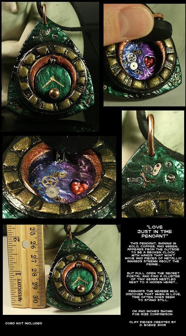 Love Just In Time Pendant by CatharsisJB