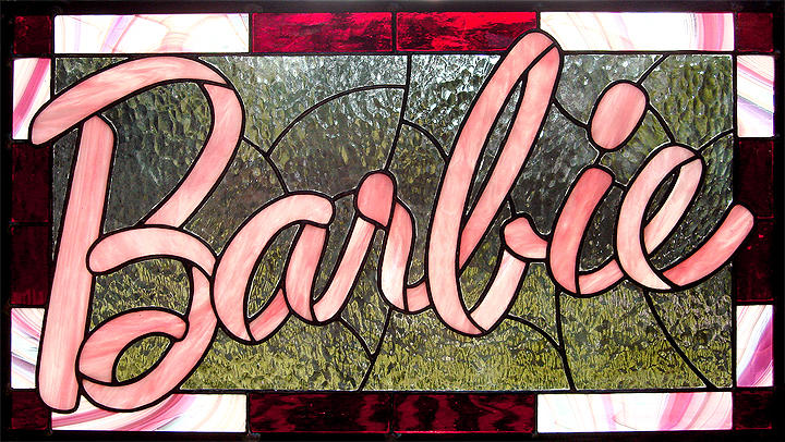 Barbie Stained Glass by bigblued