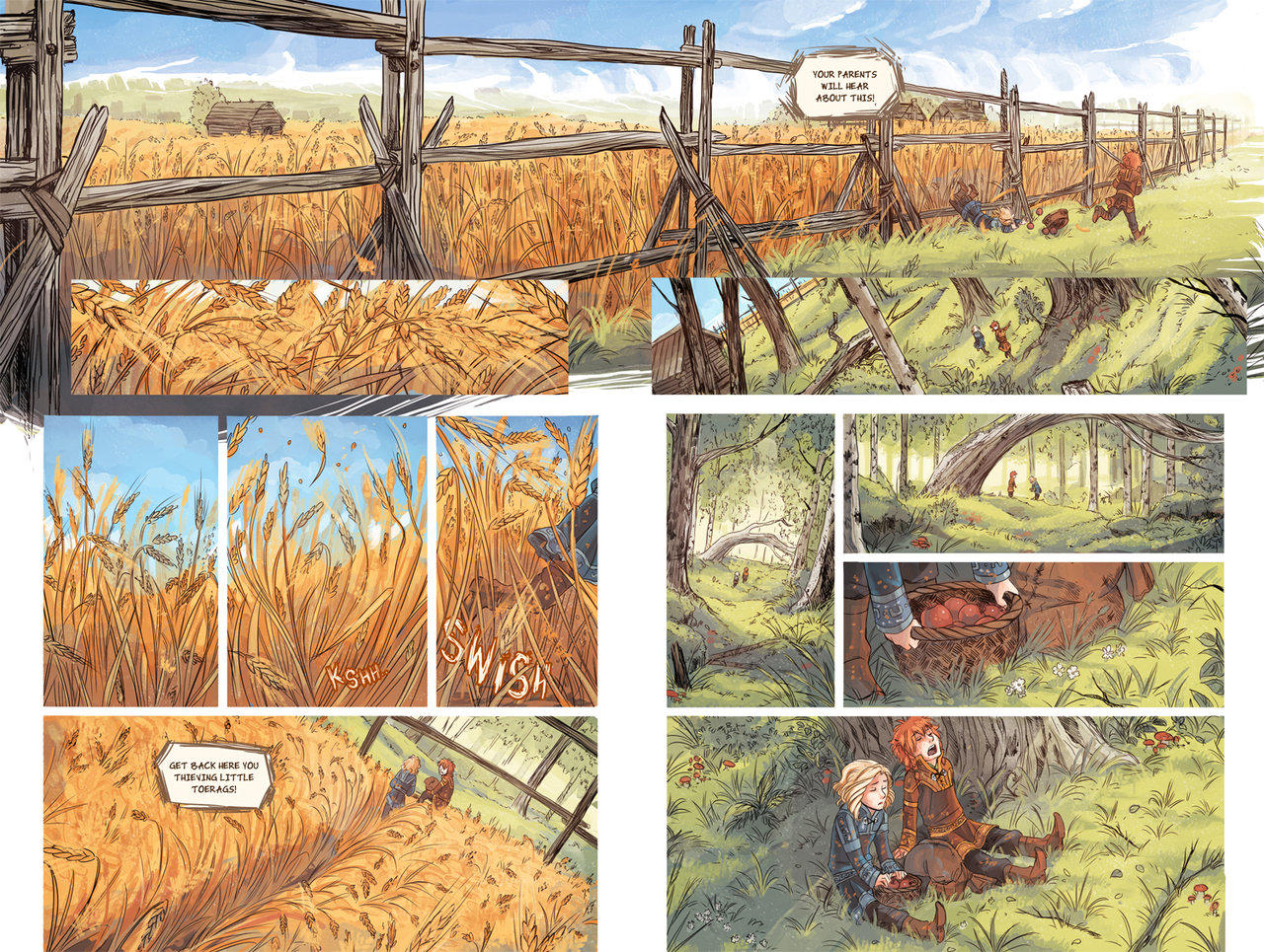 Tistow: Small Trolls - Pages 1-2 by MikaelHankonen