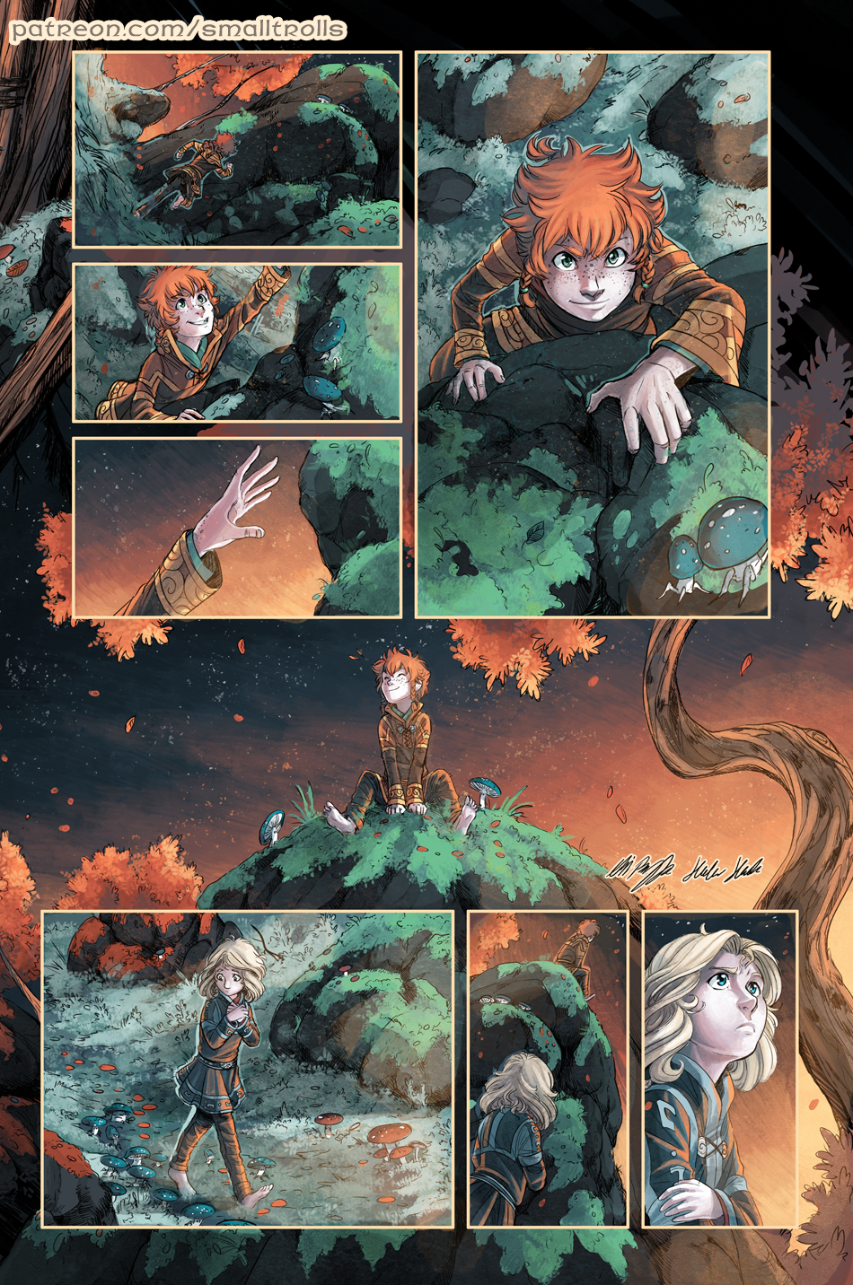 Small Trolls Page sample by MikaelHankonen