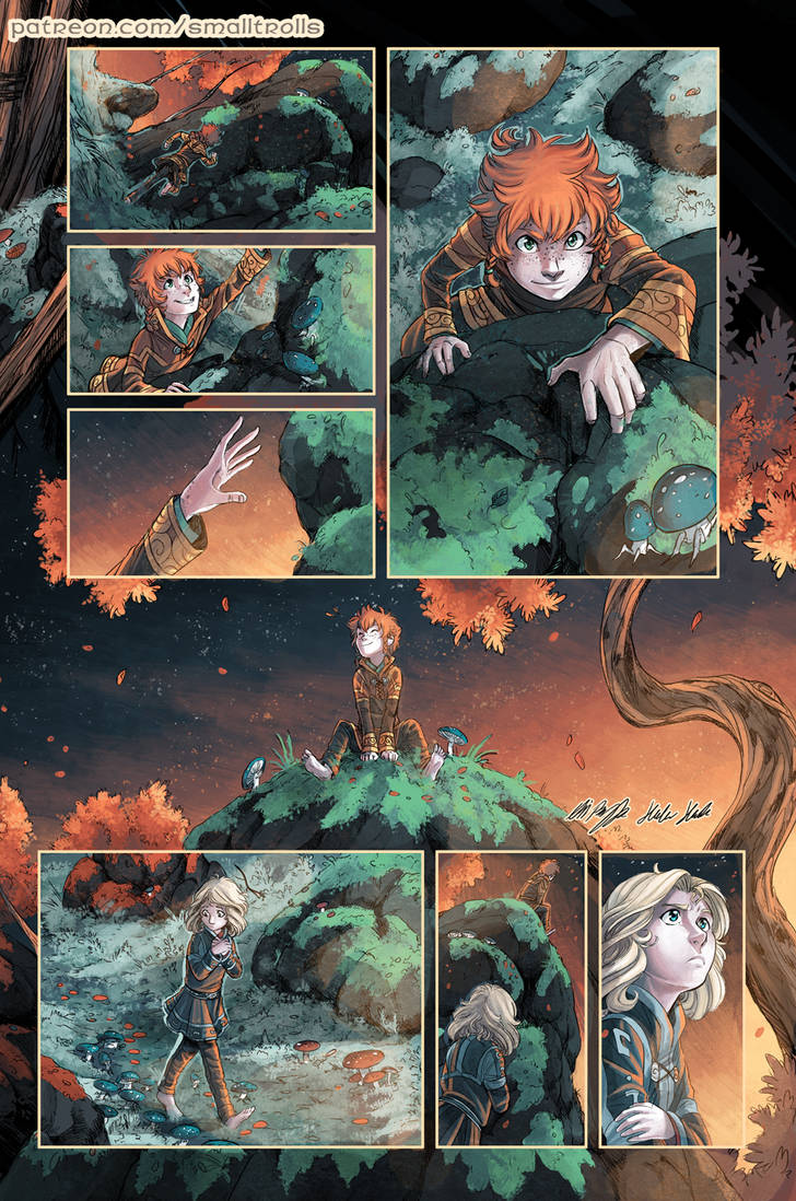 Small Trolls Page sample by MikaelHankonen