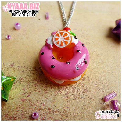 Necklace - Yummie Donut by shiricki