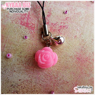 Charm - Cell Phone - Rose by shiricki