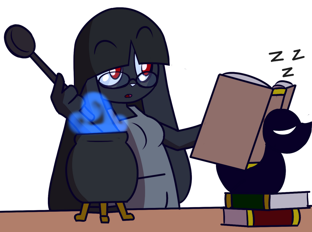 crestina mixing potions by