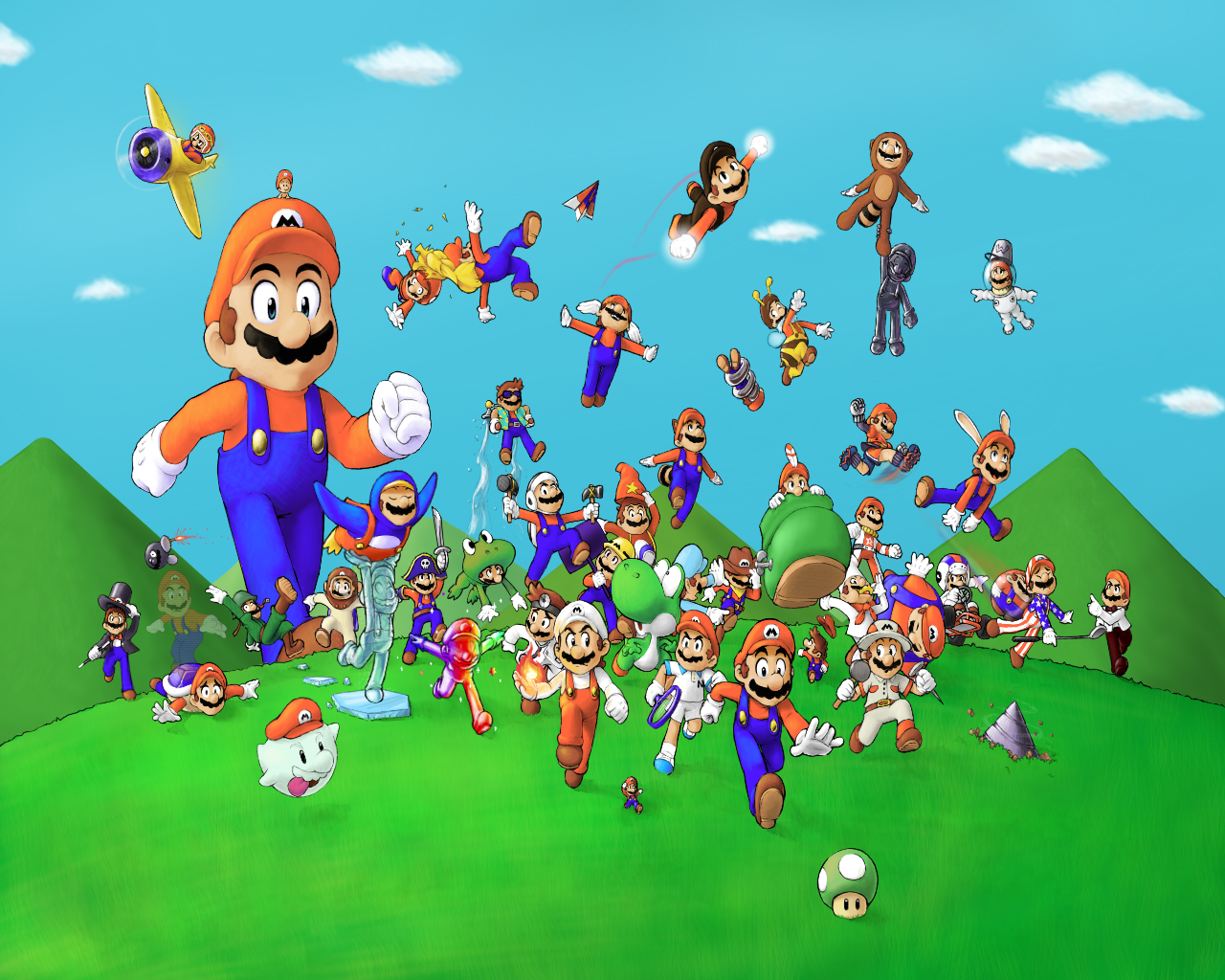 All for 1UP by DogmanSP
