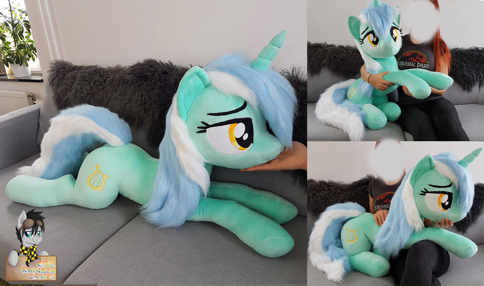 Lifesize Lyra plushie by Epicrainbowcrafts