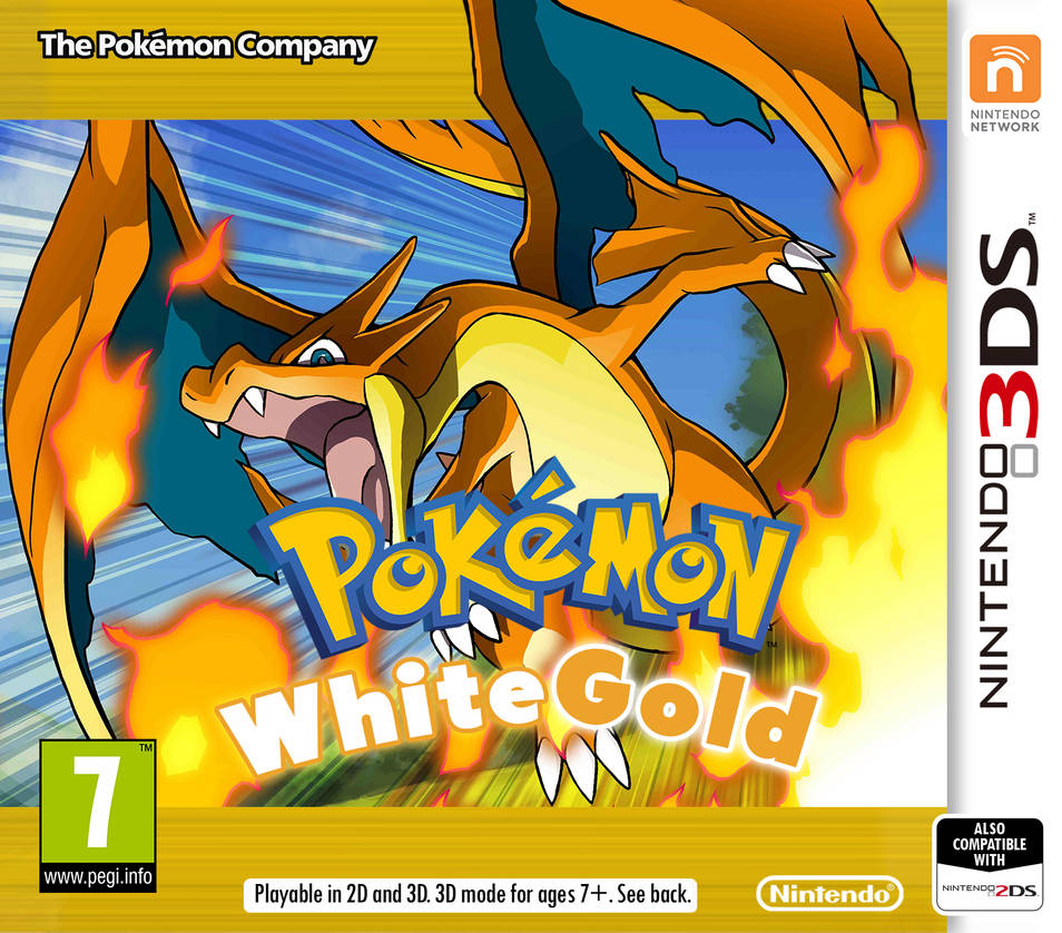 Nintendo 3DS Pokemon WhiteGold Cover by PatrickWCity on DeviantArt