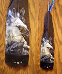 Featherpainting - Harpy Eagle by Novawuff