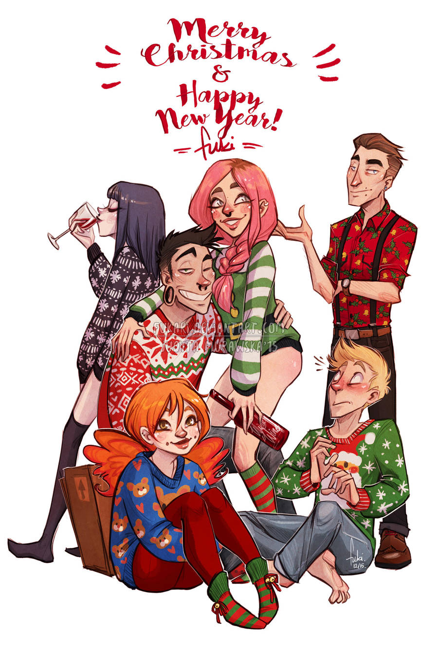 and happiest new year by Fukari