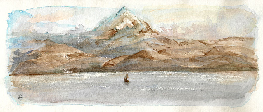 The Lonely Mountain by KuroCyou