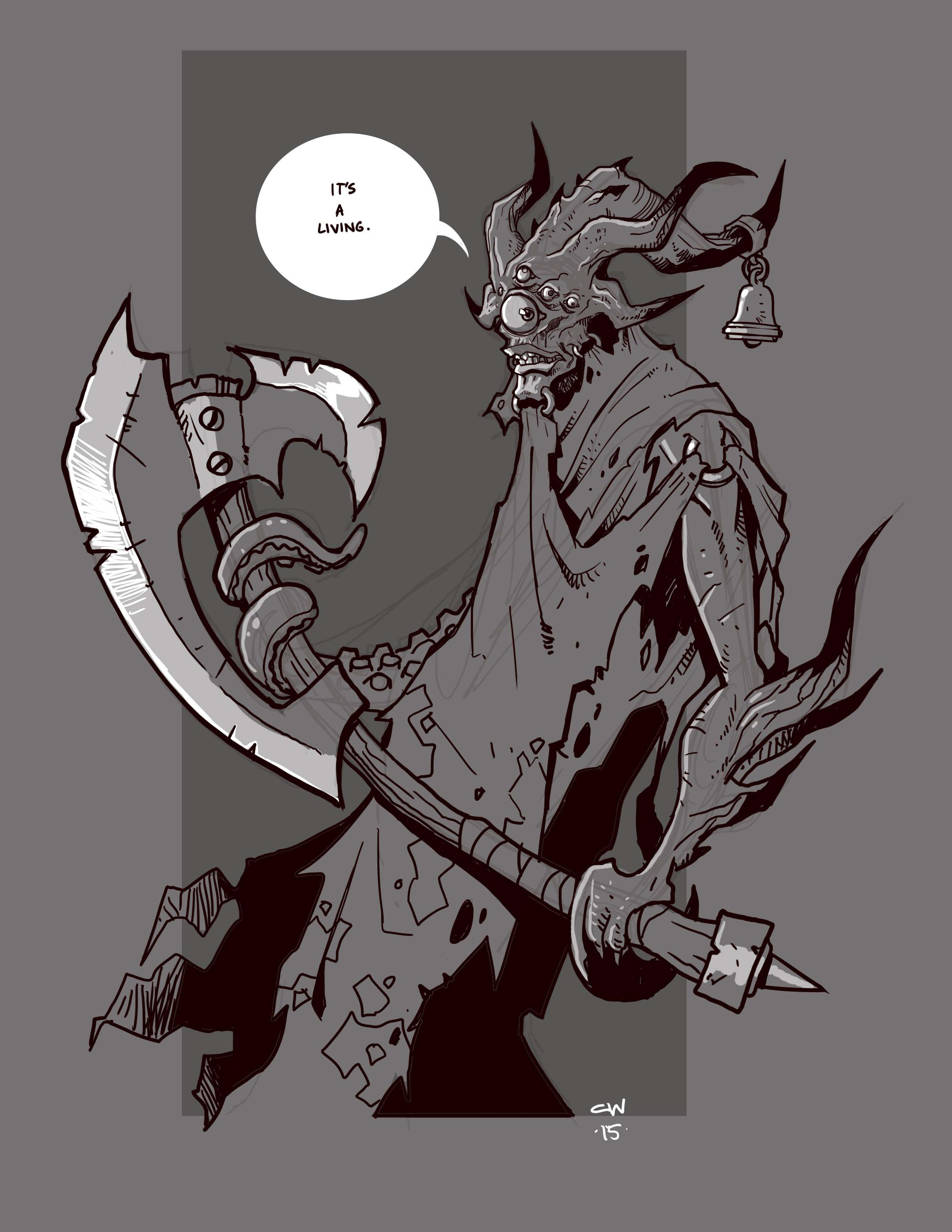 Gribbley Guy by cwalton73