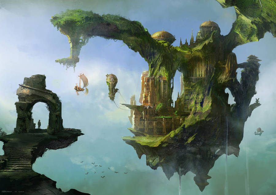floating palace by jonone
