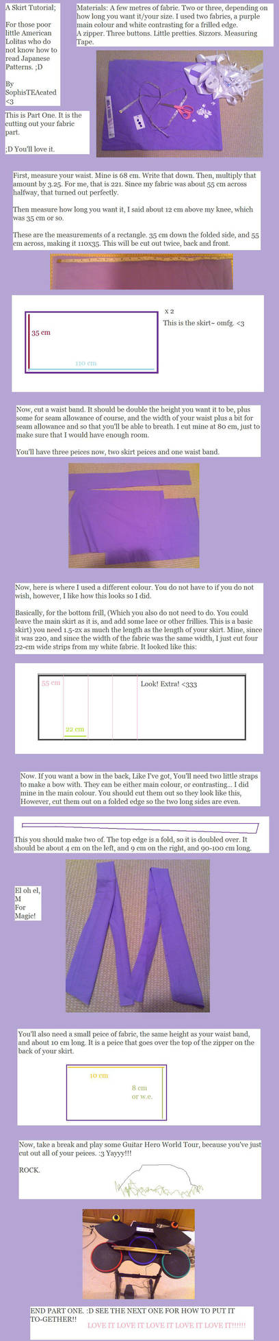 Lolita Skirt Tutorial Part 1 by RhodyGunn