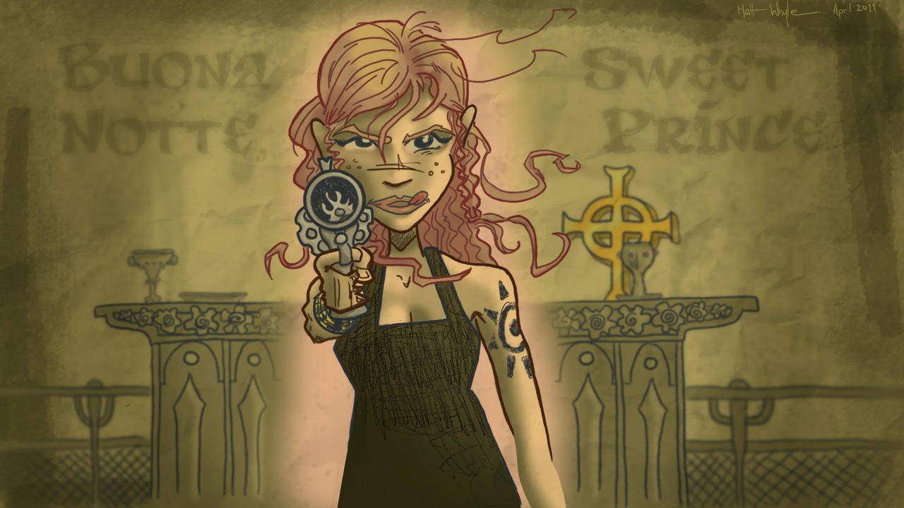 The Print Maiden Illustrated by DC-Tiki