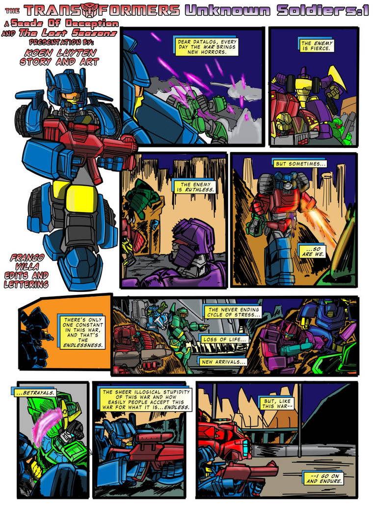 Transformers - Unknown Soldiers 1 by M3Gr1ml0ck